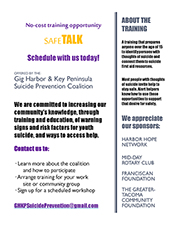 Gig Harbor Key Peninsula SafeTalk Suicide Prevention Thumbnail